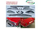 BMW 1502.1602.1802.2002 bumpers (1971-1976) by stainless steel new