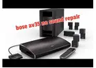 How to Fix No Sound Issue on Bose AV 35