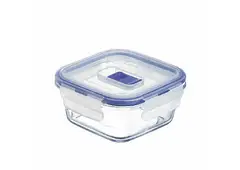 Hermetic Lunch Box Luminarc Pure Box Active 380 ml Bicoloured Glass-Qubyk USA