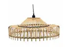 Ceiling Light DKD Home Decor 61 x 61 x 23 cm 61 x 61 x 31 cm Brown Bamboo 50 W-Qubyk USA