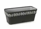 Planter Stefanplast Gaia Anthracite Plastic 13,3 x 12,3 x 29,3 cm-Qubyk USA