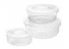 Set of lunch boxes Tontarelli Family Circular 3 Pieces-Qubyk USA