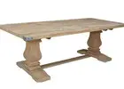 Gloriosa 3pc Dining Set 230cm Table 2 Bench Chair Solid Mango Wood Honey Wash-Qubyk USA