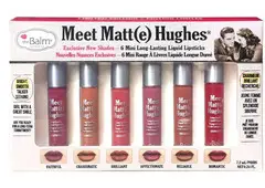 theBalm Meet Matte Hughes Set of 6 Mini Long-Lasting Liquid Lipsticks 2-Qubyk USA