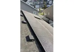 Commercial solar panel cleaning