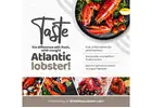 Live and Steamed Lobster