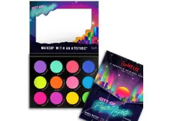 RUDE City of Pastel Lights - 12 Pastel Pigment & Eyeshadow Palette-Qubyk USA