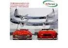 Triumph TR4 (1961-1965) bumpers by stainless steel new