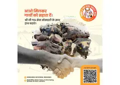 Support Gau Seva: donation for gaushala and Help Save Sacred Cows
