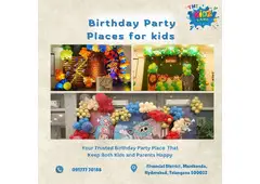 Birthday Party Places for kids Gachibowli |  9177770188 | The Kidz Land