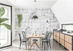 Stylish Concrete Textured Wallpaper for Unique Interiors