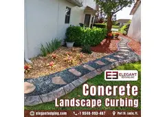 Landscape Concrete Edging in Port St. Lucie, FL