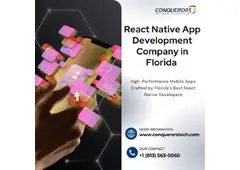 React Native App Development Company Florida  | Conquerors Tech