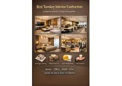 Best Turnkey Interior Contractors – Complete Interior Design & Execution