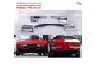 Lamborghini Urraco bumpers ( 1972-1979) bumpers by stainless steel