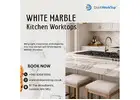 White Marble Kitchen Worktops | +44 020 83685555 | DialAWorkTop