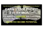 EARN $1,500 PROFIT EVERY MONTH!