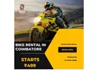 Bike Rental in Coimbatore | Self Drive Bike rental in Coimbatore